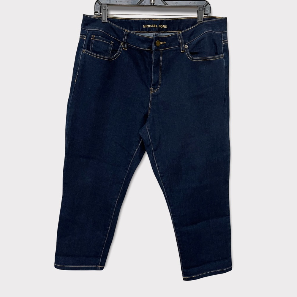 MICHAEL KORS Plus Size Capri Jeans Woman 14